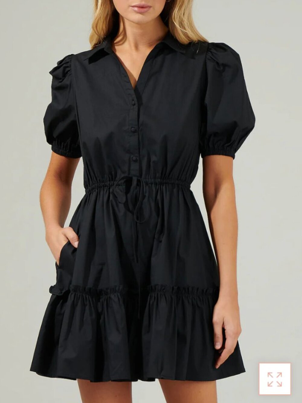 Abercrombie and Fitch Puff Sleeve Dress